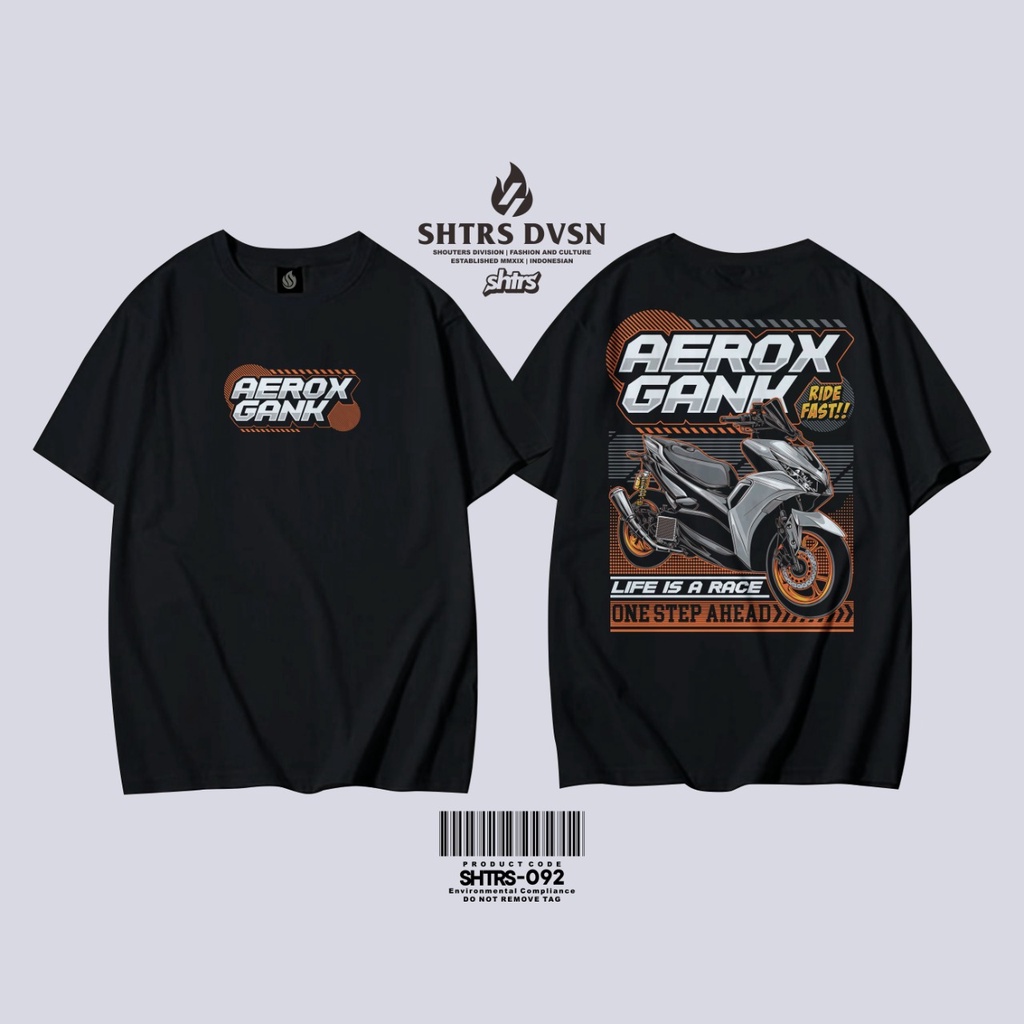 Kaos AEROX 155 CONNECTED Kaos AEROX KEREN Baju AEROX 155 PRIA DISTRO