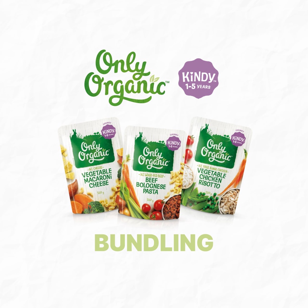 Bundling Only Organic Kindy 1 - 5 Years Old (3 Pcs)