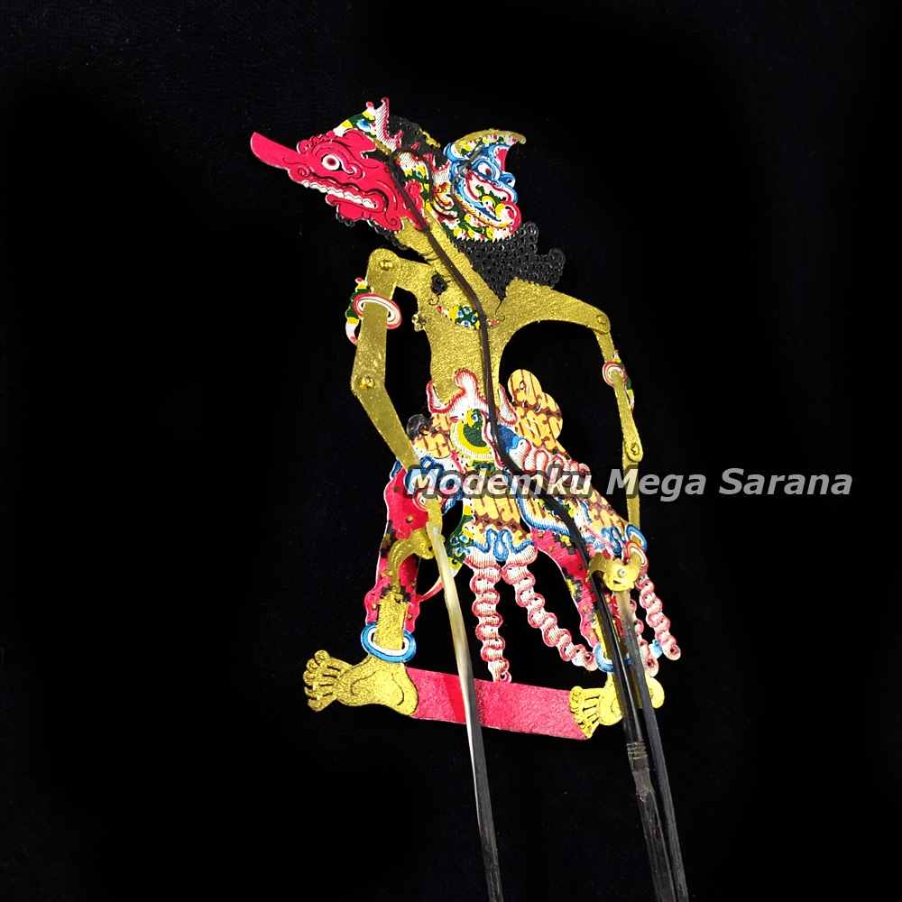 Miniatur Wayang Kulit Dursasana Caperan Mini Super