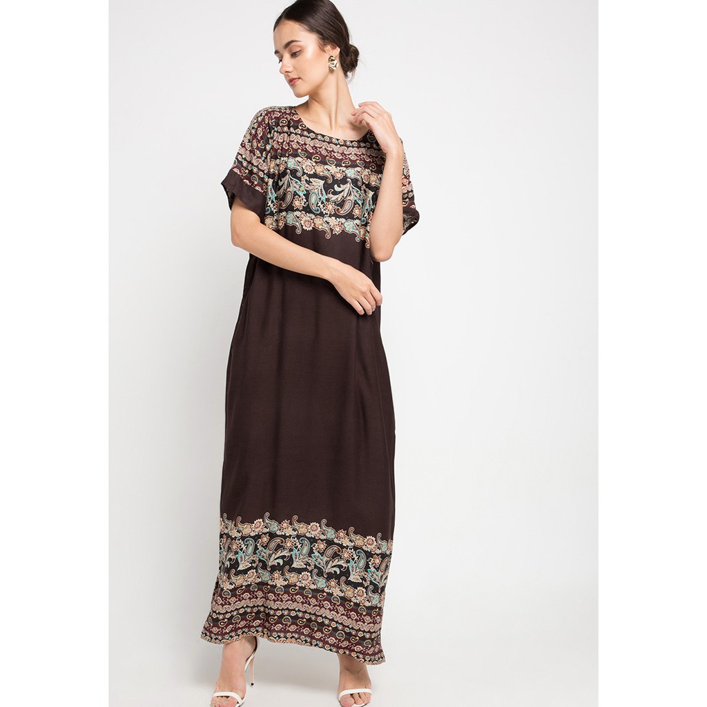 Adikusuma - Long Dress Batik Thailand Style Alzena - Ungu