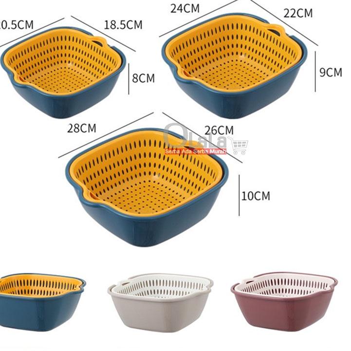 {MURMER} KERANJANG TIRISAN MULTIFUNGSI 6IN1 / 6PCS OLL-0710