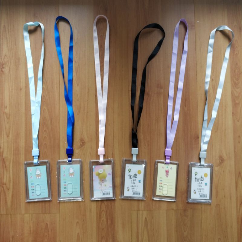 

Lanyard Kartu ID Card Name Tag Polos Gantungan Tempat Kantor Murah