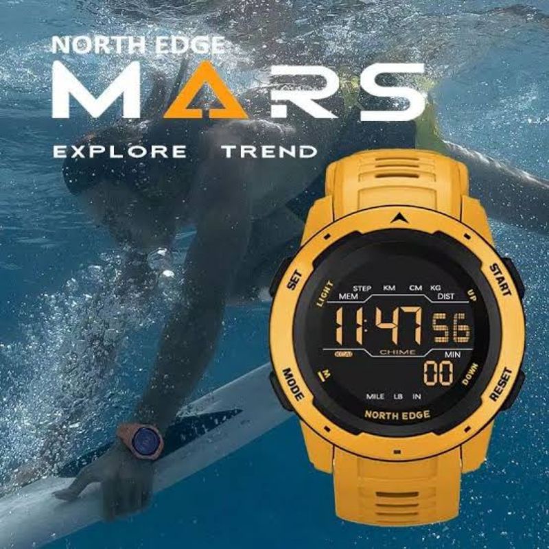 Jam Tangan North Edge Mars Smartwatch Jam Tangan Pintar Semakin Pintar Jam Tangan Model 8100 Jam Tangan Waterproof