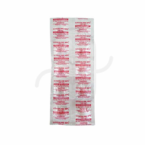 Citicoline Mpl 500 Mg Strip 10 Kaplet