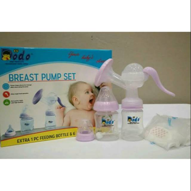 Breastpump EXTRA botol dan breastpad Dodo DAC 049