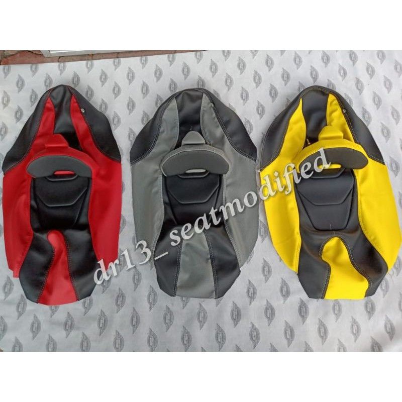 COVER KULIT JOK CUSTOM YAMAHA FREEGO NMAX AEROX LEXI BAHAN ORIGINAL MBTECH