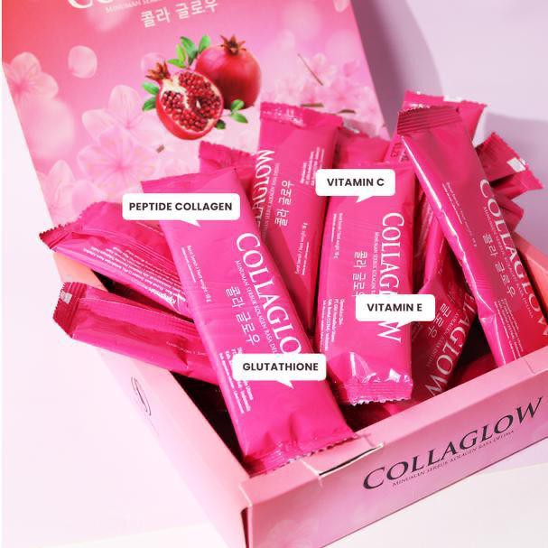 Glutaberry Premium Collagen by rinna diazella / minuman serbuk rasa apel strobery dan lemon