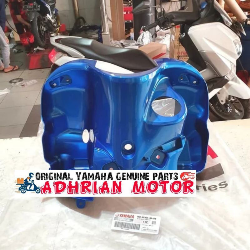 PANEL INNER 1 COVER KONTAK ATAS FINO FI 115 FINO FI 125 BIRU ORIGINAL YAMAHA YGP