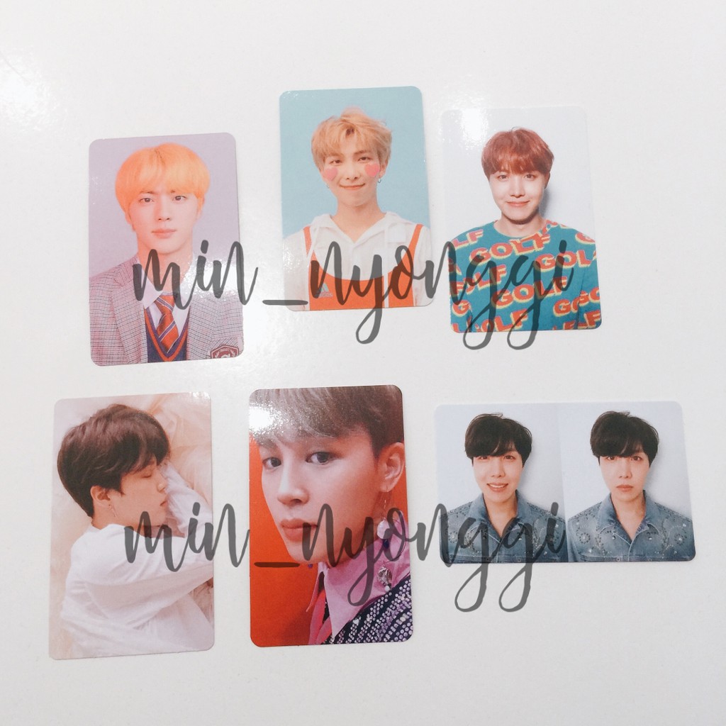 BTS Love Yourself Her Tear Answer J-Hope Jimin Jin RM Photocard