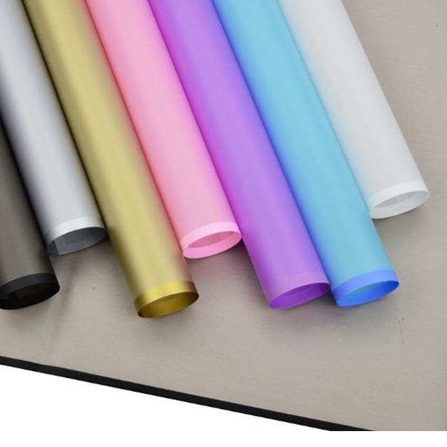 

KERTAS PEMBUNGKUS BUKET BUNGA TRANSPARAN / FLOWER WRAPPING PAPER TRANSPARENT / KERTAS CELLOPHANE / BICOLOUR TRANSPARENT CELLOPHANE / CELLOPHANE MATT LIST