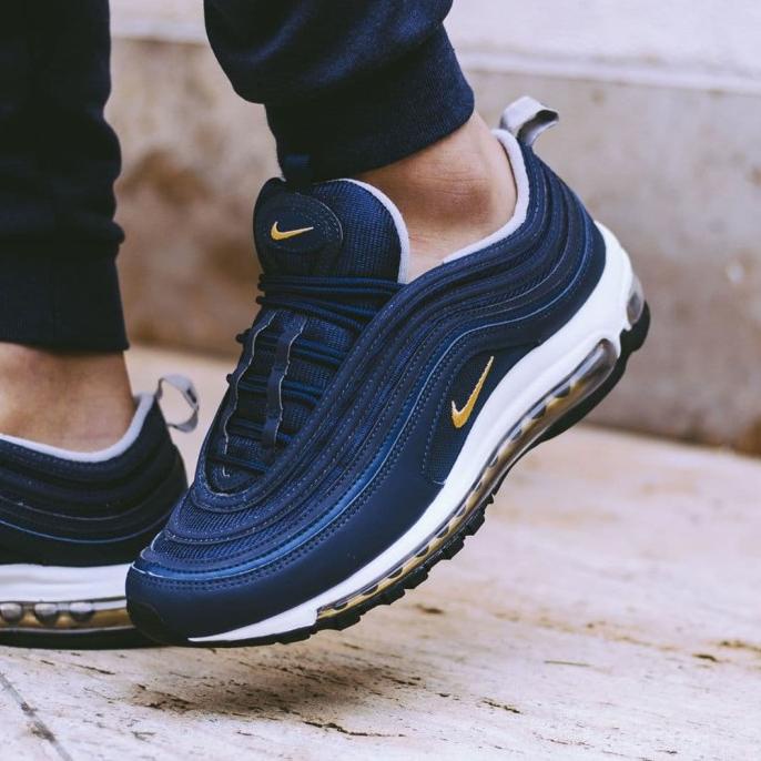 Sepatu Nike Air Max Airmax 97 Midnight Navy Premium Original Terbaik