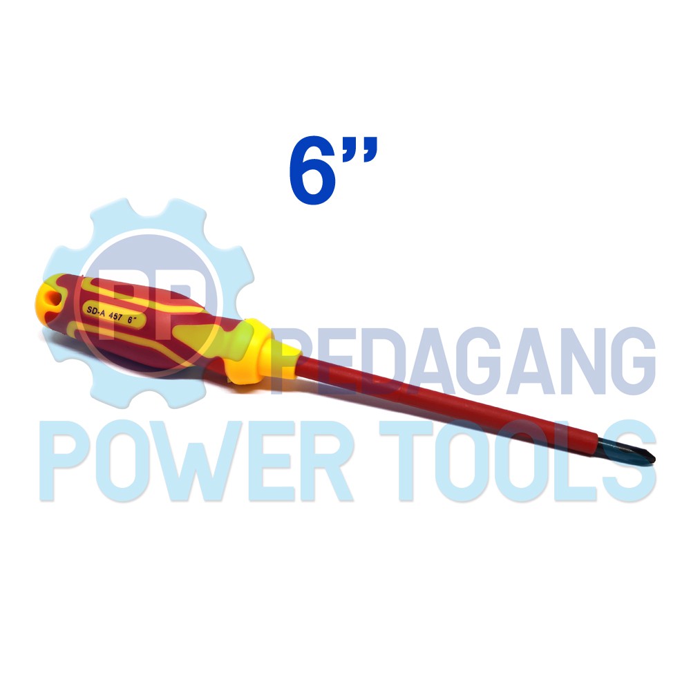 ATS OBENG LISTRIK AC 6 INCH PLUS GAGANG KARET ELECTRIC SCREWDRIVER