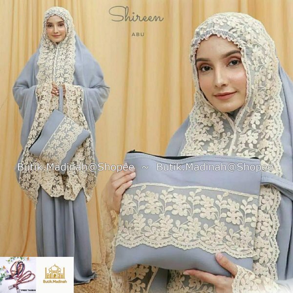 BUTIK.MADINAH MUKENA DEWASA SHIREEN RENDA MEWAH PREMIUM JUMBO