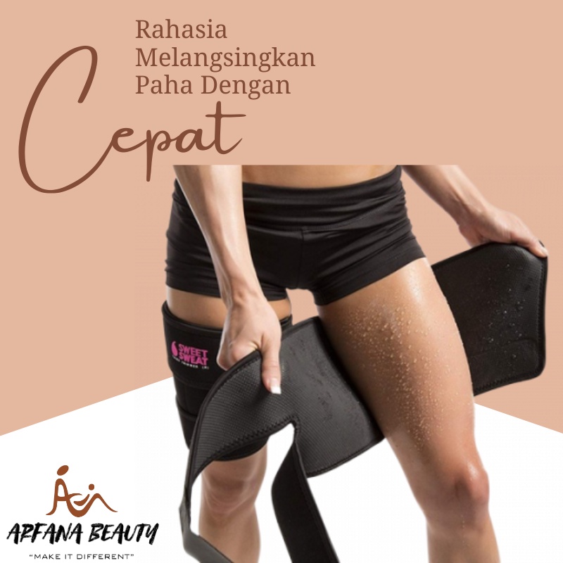 Korset Pengecil Pelangsing Paha Sweet Sweat Thigh Underwear Deker Paha Kualitas Super Premium 2 psc