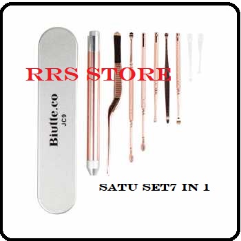 RRS STORE Sumifun Set Pembersih Telinga Korek Kuping Ear Spoon Tool 10 PCS -BA40 Biutte.co Set Pembersih Telinga Korek Kuping Ear Spoon Tool 8PCS BA36 CWE Set Pembersih Telinga Korek Kuping 6 PCS - CW35