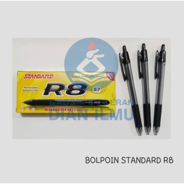 

BOLPOIN STANDART R8 0.7 HITAM