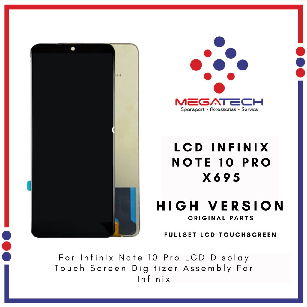 LCD Infinix Note 10 Pro X695 Fullset Touchscreen