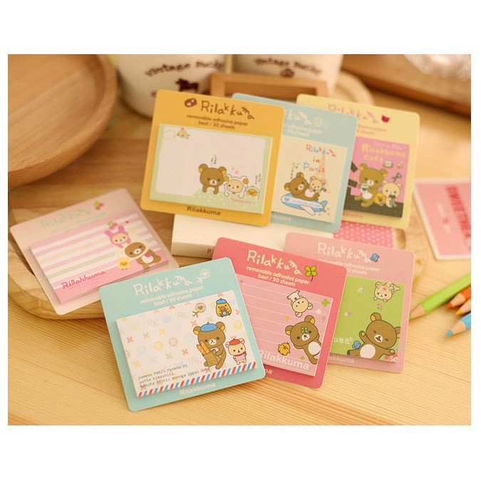 

~Cutevina~ 3 pc Post it / Note Paper / Sticker Memo / Sticky note Karakter Lucu & imut