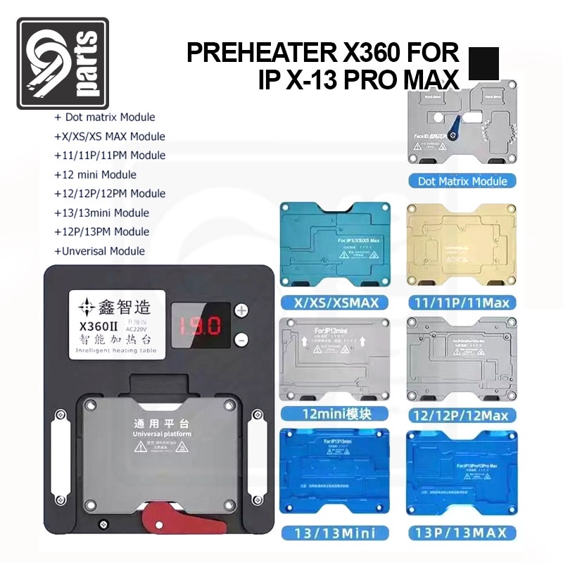 Preheater X360 V.II For X-13 Pro Max X360 Intelligent Preheating