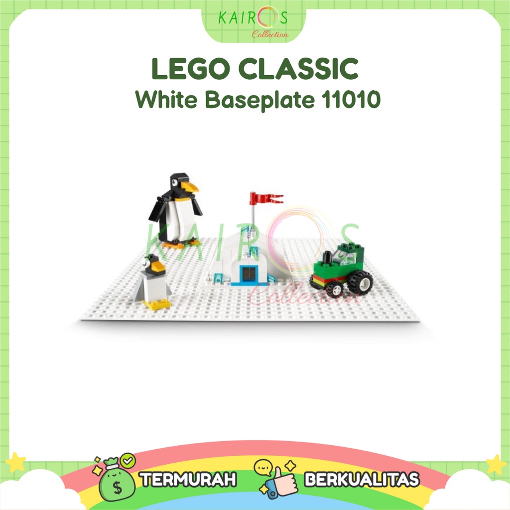 Lego Classic: White Baseplate (11010)