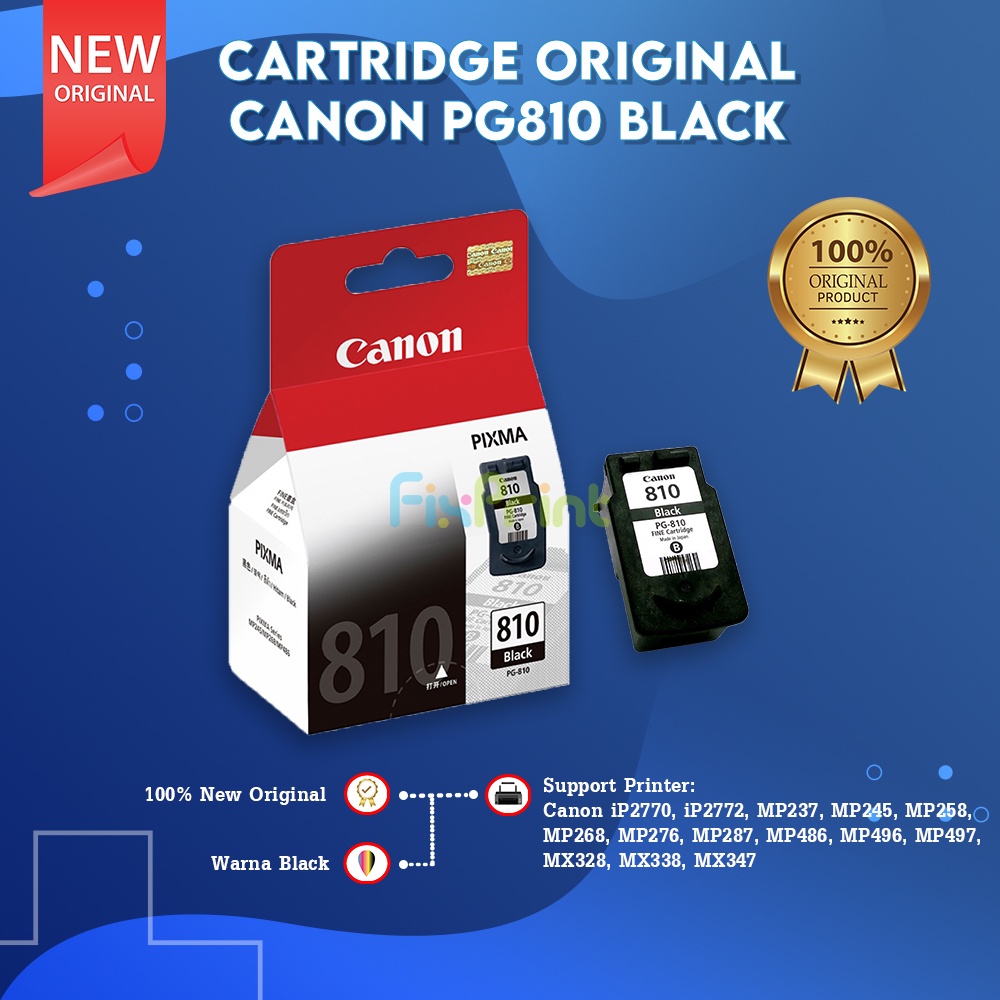 Tinta Cartrid Cann 810 811 745s 745 746 746s 47 57 740 741 BH7 CH7 Ori