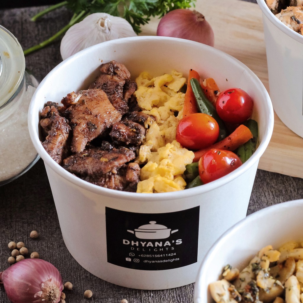 

Jamaican Smokey Chicken Rice Box Nasi Kotak