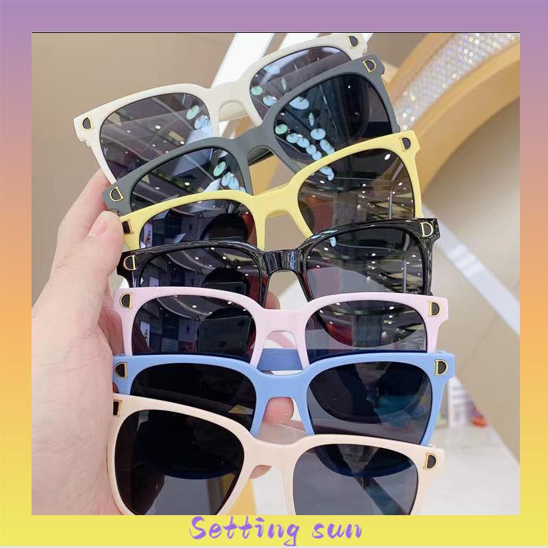 Kacamata Fashion Anak Laki-laki Perempuan Universal Anti-UV Street Shooting Sunshade Sunglasses TN