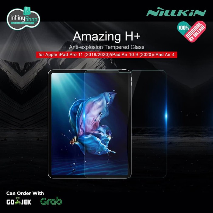 APPLE IPAD AIR 4/IPAD AIR 10.9 (2020)/IPAD PRO 11 (2020/2021) - NILLKIN TEMPERED GLASS (AMAZING H+)