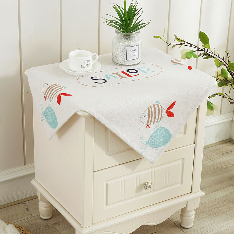 Japanese Style Bedside Table Decoration Cloth Cover Cloth Square Small Round Table Cloth Chest Of Drawers Side Cabinet Multi Purpose Cover Towel Dust Cloth Shopee Indonesia