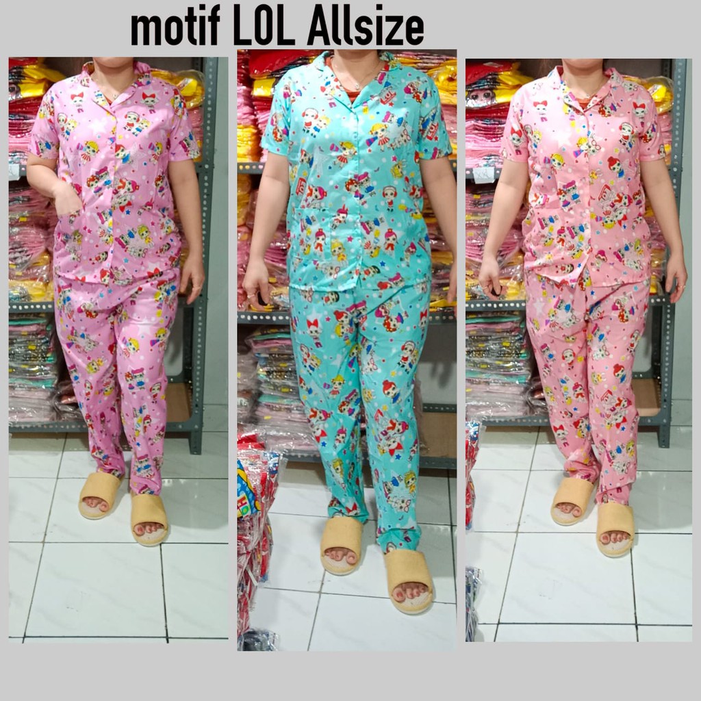 2626 kaos  woman Allsize piyama dewasa  baju tidur celana  