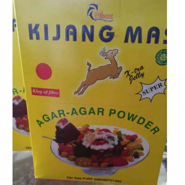 

⇸ Agar agar powder kijang mas isi 12 pcs ミ