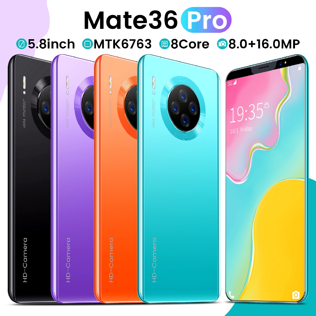 Smartphone Android Mate 36 Pro 4GB RAM / 64GB ROM Dual SIM