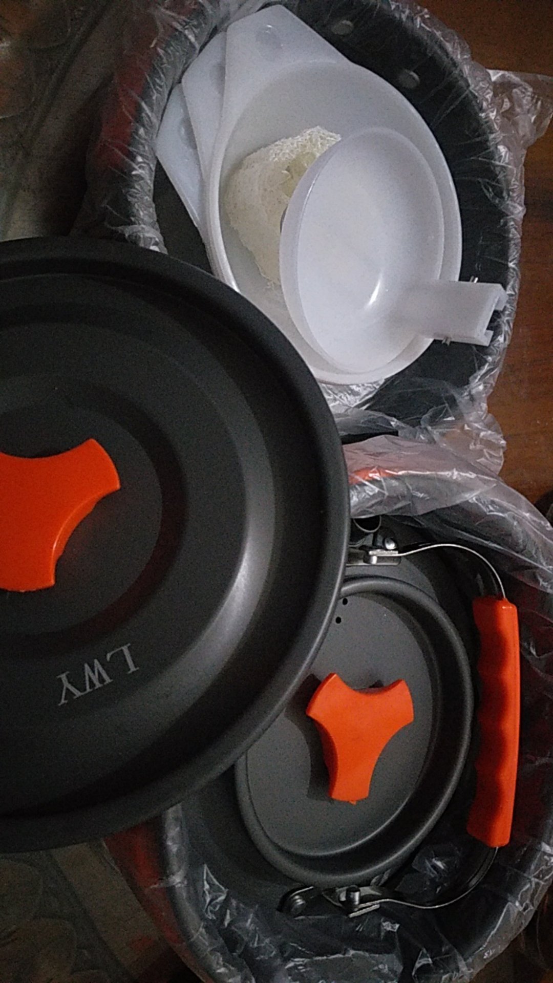 [bisa Cod] Alat Masak Camping Full Set - Cooking Set Ds 308 Sudah Ada Teko Air - Nesting Traveling