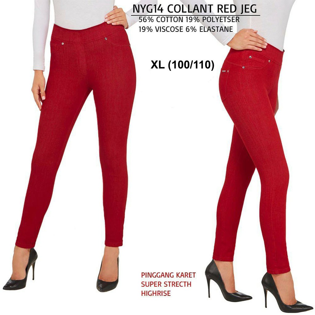 Celana Wanita Jegging Jeans Slim Nygard Luxe