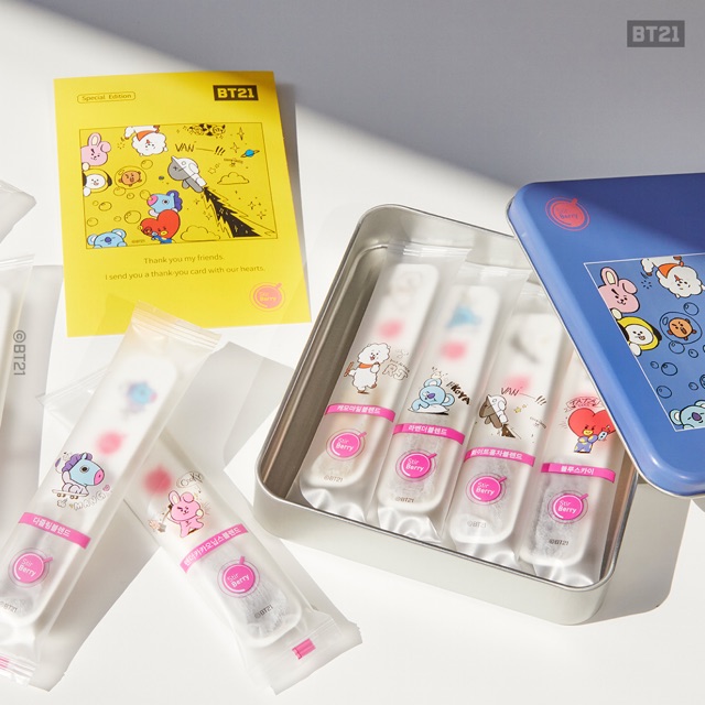 

BT21 Official Stir Berry Stick Tea Set - SHARING