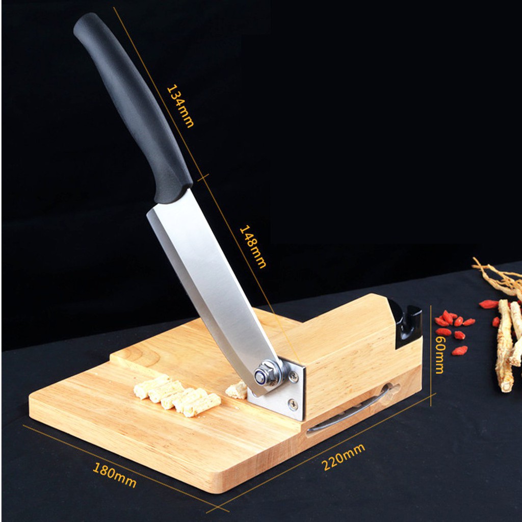 Biltong Cutter Jerky Slicer Knife Household Rice Cake Knife Meat Slicer  Cutting Board  Kitchen