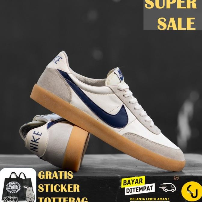 Sepatu Sneakers Pria Nike Killshot Jcrew White Navy Gum Original