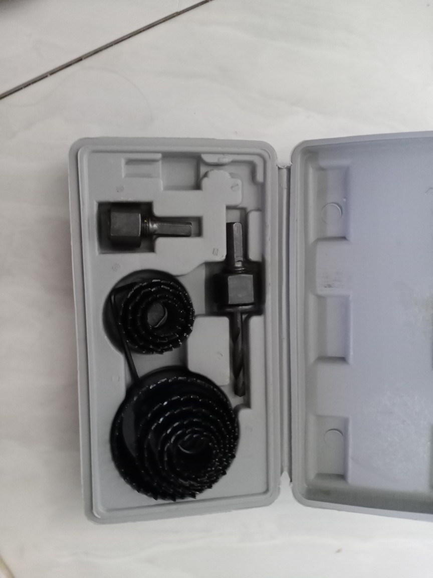 Hole Saw Set 13 Pcs Mata Bor Lubang Kayu Holesaw Kit