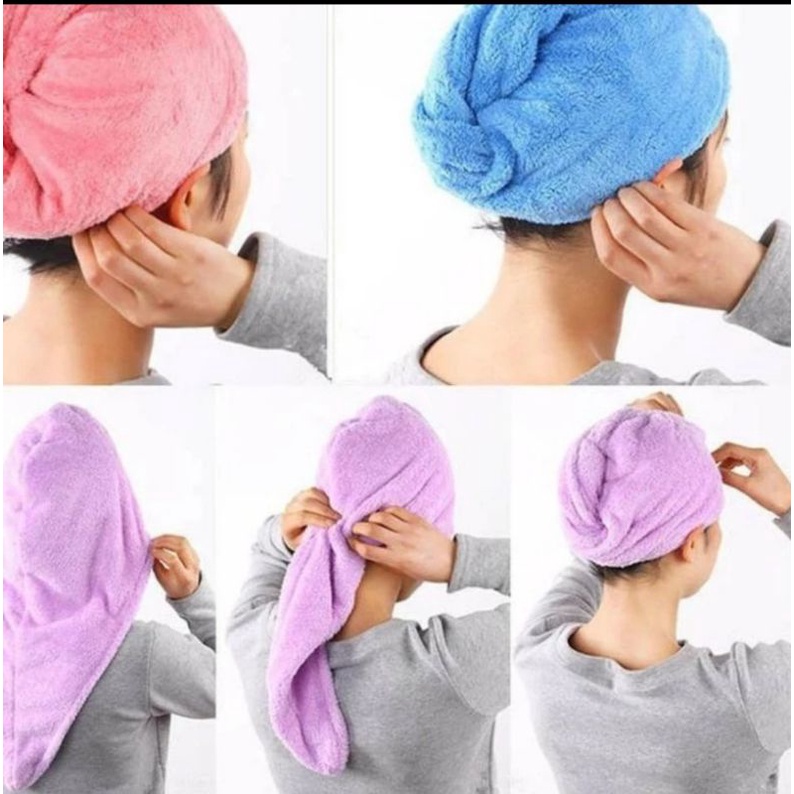 HANDUK KERAMAS DEWASA/ANAK - ANAK