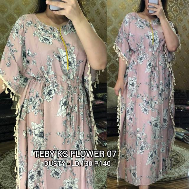 Daster arab teby ks flower 07 by teby ORIGINAL