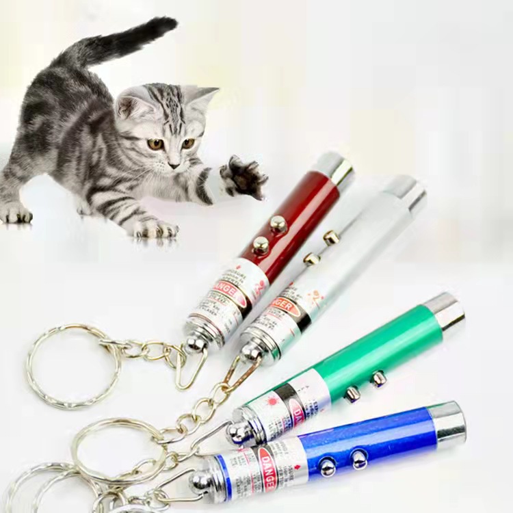 ready★cod Senter Laser 2 in 1 Gantungan Kunci Laser Baterai Red Laser Pointer 1mw 650nm Murah globallagilaku