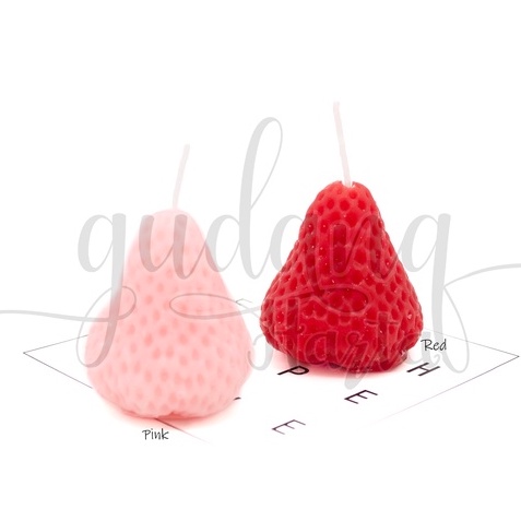 Lilin Ulang Tahun Motif Strawberry birthday candle Motif Buah GH 505601