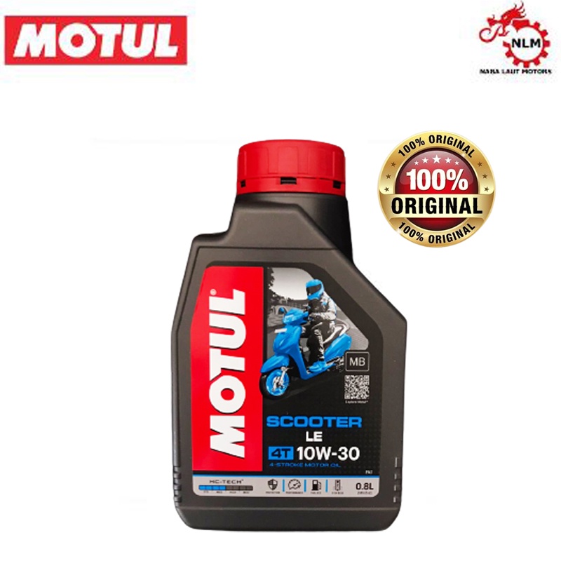 Oli Motul Scooter Lee 10W30 0.8L motor Matic Beat Beat fi Vario Mio Honda Yamaha Suzuki