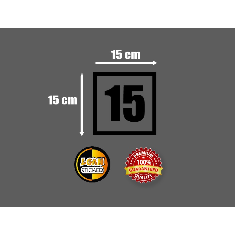 

STICKER CUTTING ANGKA DIDLM KOTAK UK 15 CM BAHAN MERK ORACAL GLOSSY