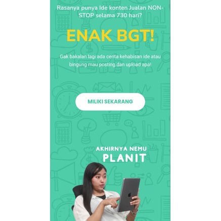 Jual KONTEN KALENDER 2022-2023 PLAN IT KUMPULAN MATERI IDE POSTING