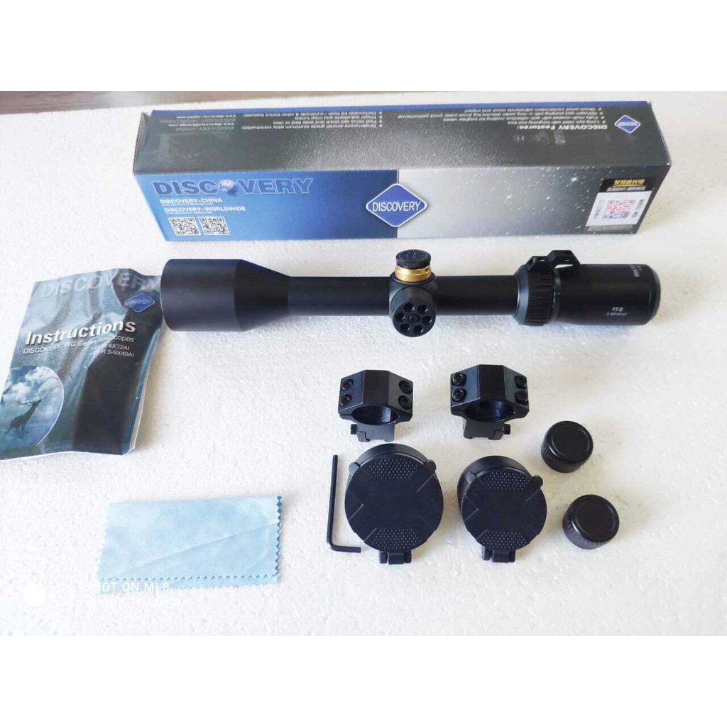 TELESKOP DISCOVERY VTR 3-9X40 AI TERBARU MOUNTING DOUBLE BAUT