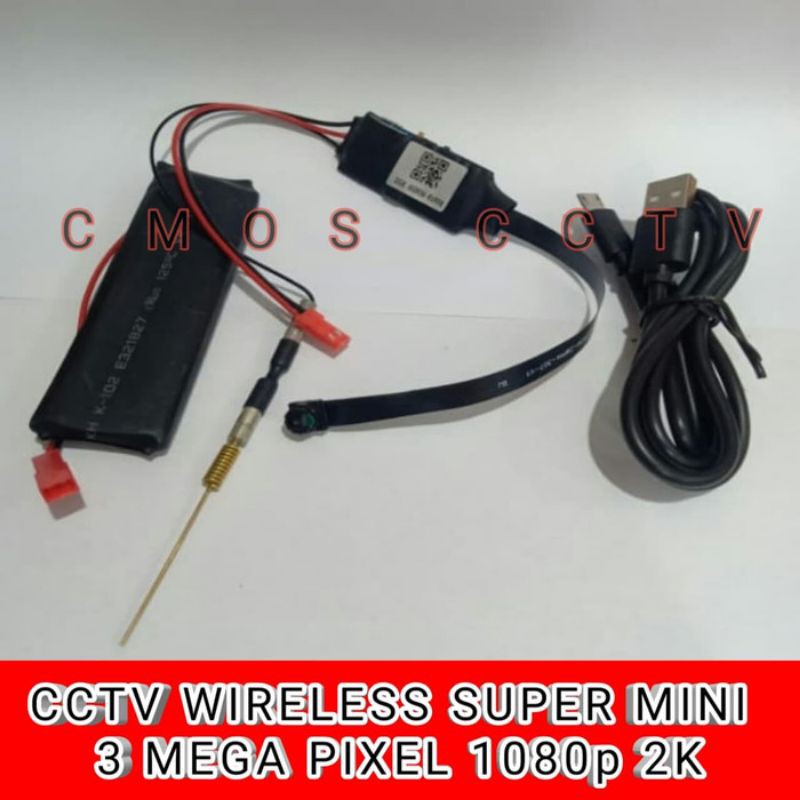 SPY CAMERA/IP WIRELESS WIFI IP HIDDEN 1080p PENGINTAI super mini