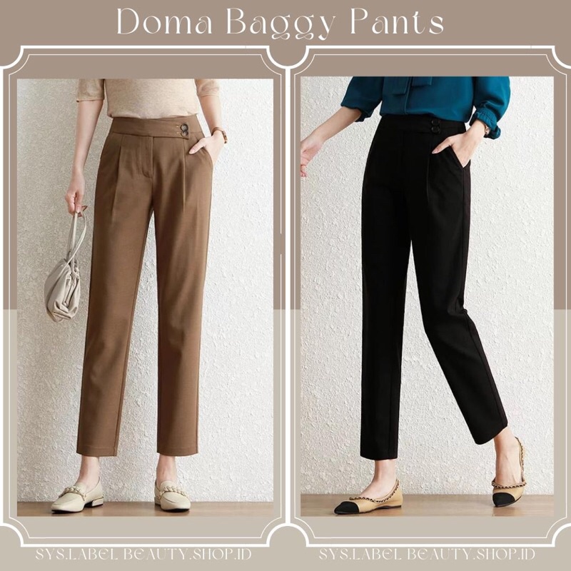 Doma Baggy Pants - Celana Wanita A1