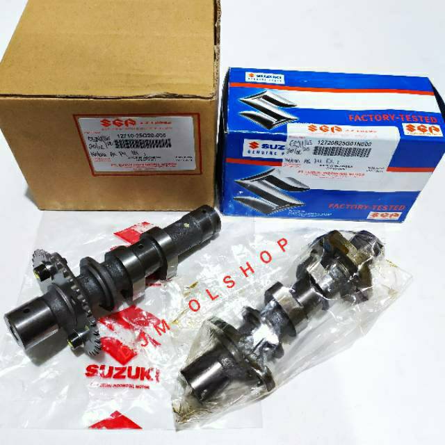NOKEN AS SUZUKI SATRIA FU 150 SET IN-EX ORI SGP 12720-25G01-000/12710-25G20-000