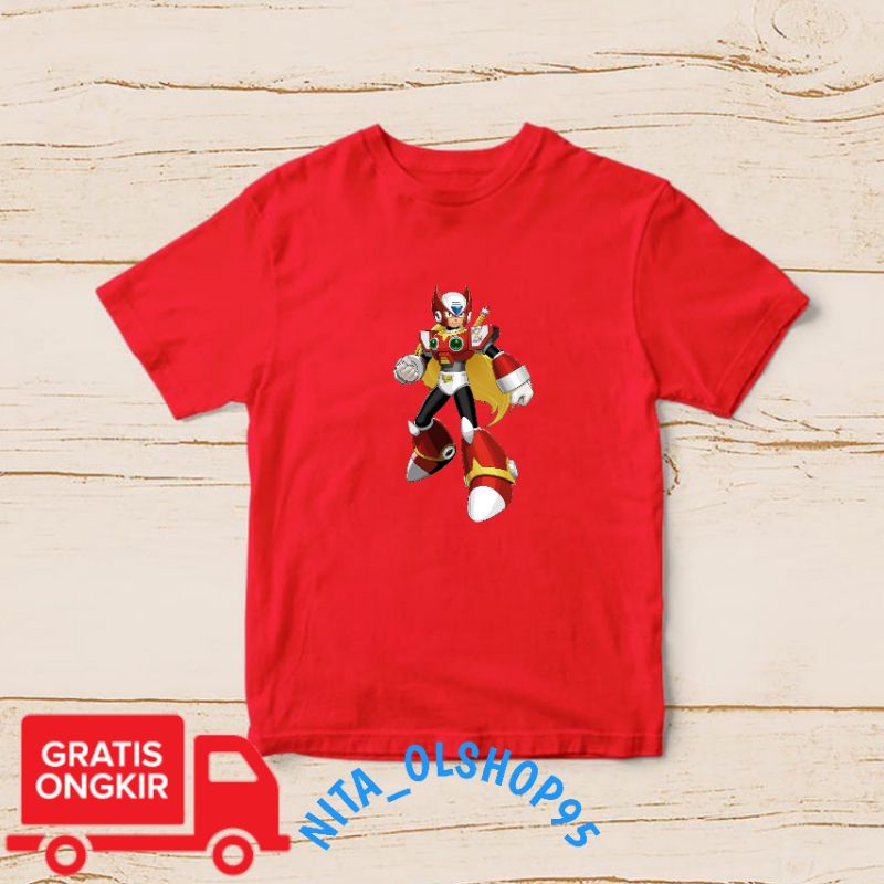 baju anak megaman , baju anak kartun , Mega man